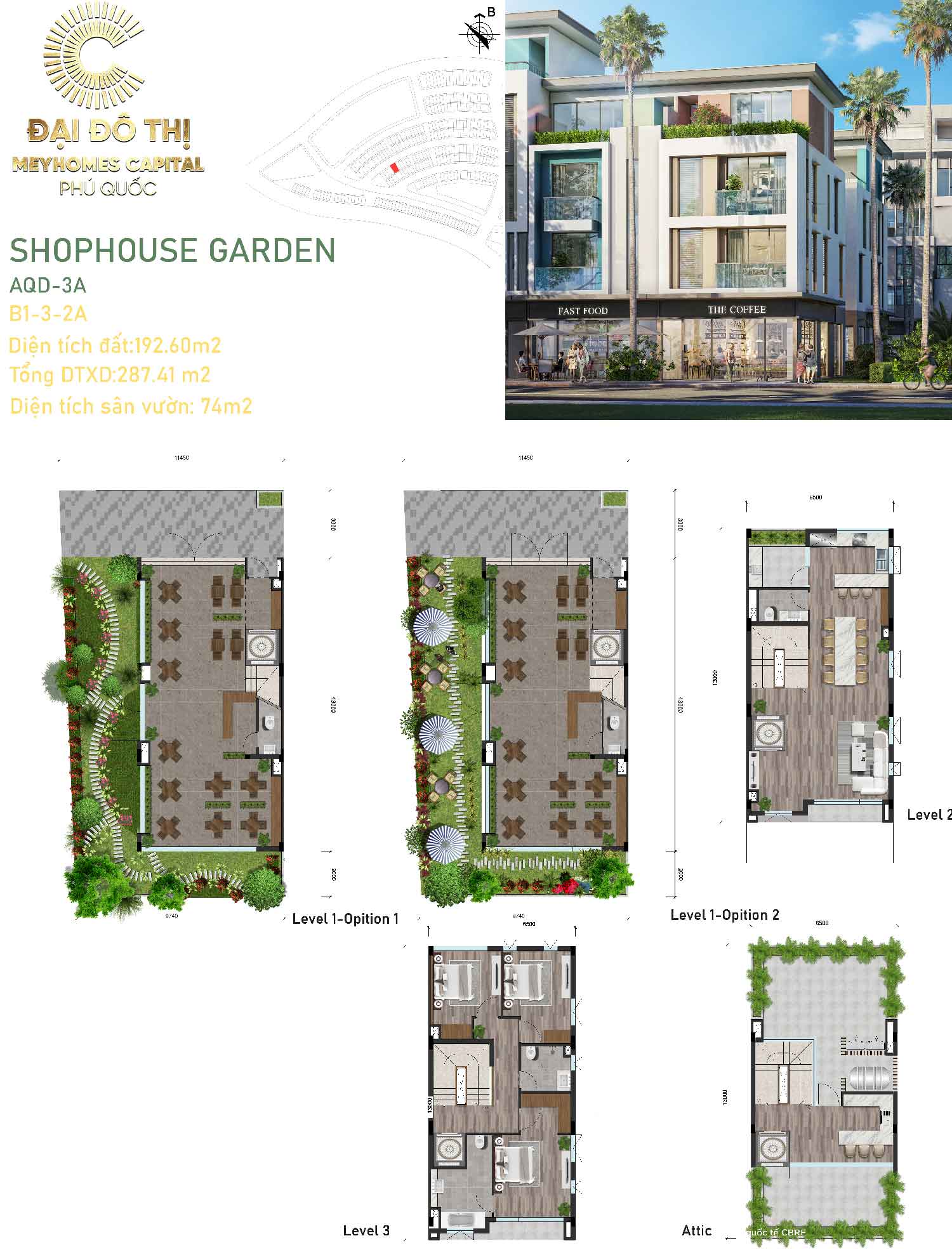 Mặt-bằng-tầng-Shophouse-Garden-Meyhomes-Capital-Phú-Quốc-AQD-3A