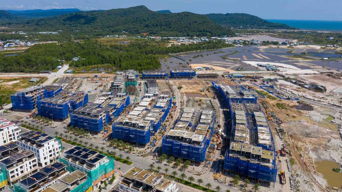 Tiến độ xây dựng Meyhomes Capital Phú Quốc