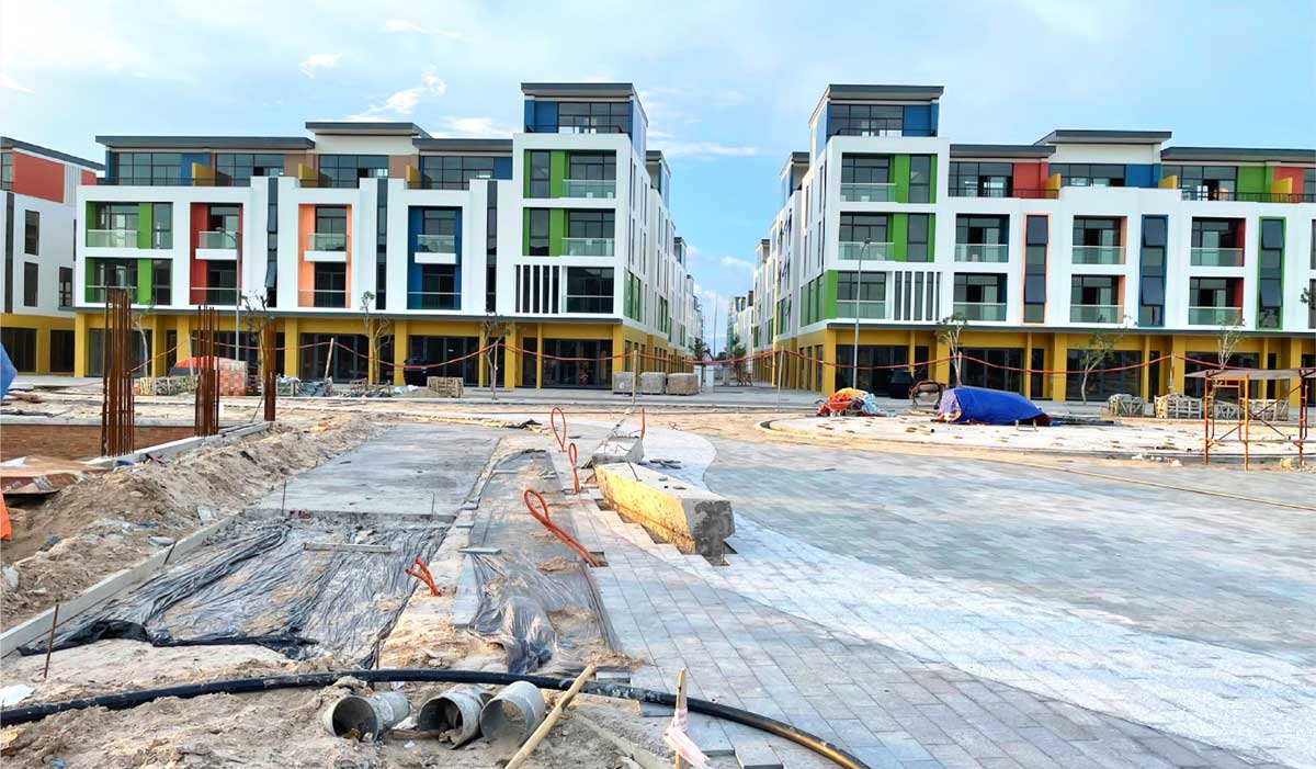 Tiến độ xây dựng Meyhomes Capital Phú Quốc tháng 3-2022