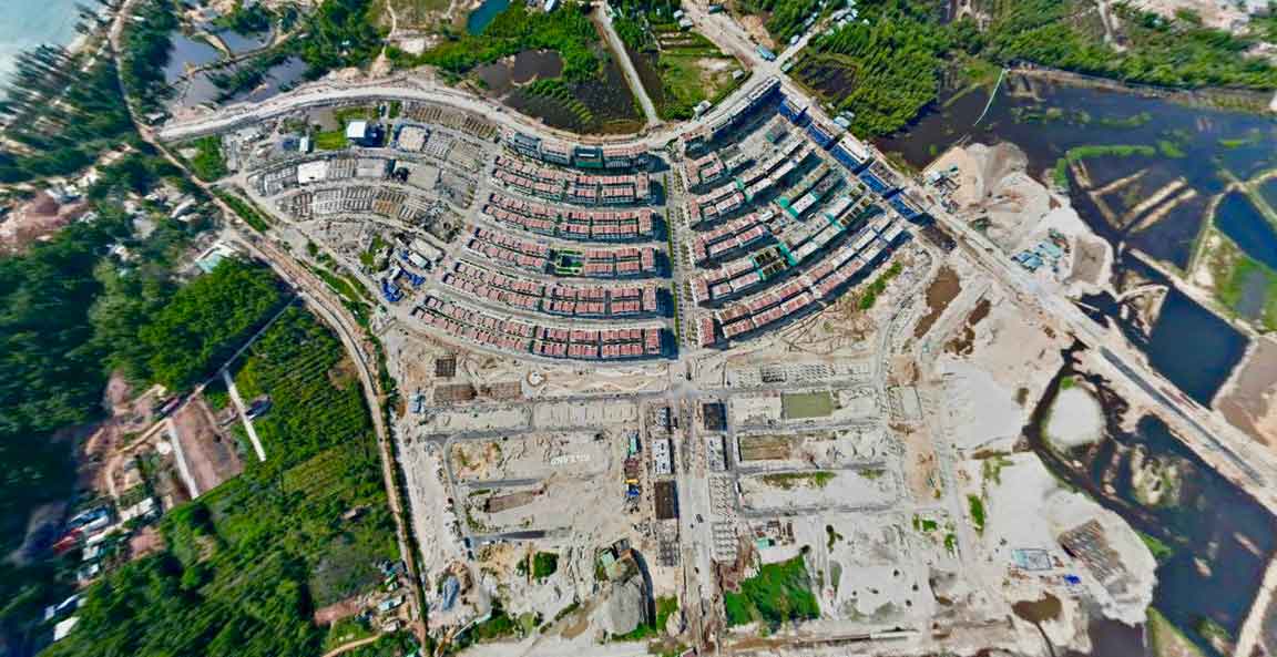 Tiến độ xây dựng Meyhomes Capital Phú Quốc tháng 4 - 2022